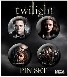 CREPUSCULO PINS SET DE 4                                                   