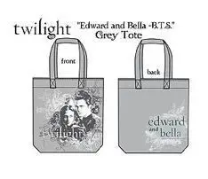 CREPUSCULO BOLSO EDWARD Y BELLA GRIS                                       