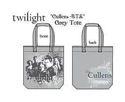 CREPUSCULO BOLSO BELLA Y CULLEN GRIS                                       