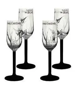 NBX SET 2 COPAS DE CAVA JACK, SALLY Y BOSQUE                               