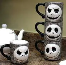 NBX SET 4 TAZAS APILABLES JACK EN 3D                                       