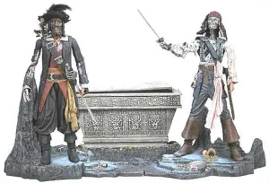 PIRATAS DEL CARIBE SPARROW VS BARBOSA DELUXE BOX                           
