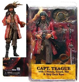 PIRATAS DEL CARIBE 3 FIG 18CM SERIE 2 CAPITAN TEAGUE                       