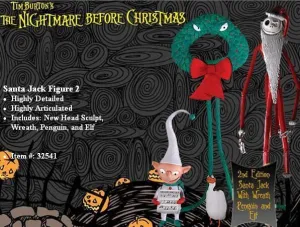 NBX ACTION FIGURES SERIE 3 - SANTA JACK 2                                  