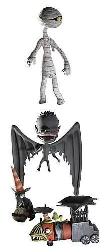 NBX ACTION FIGURES SERIE 4 - MOMIA Y MURCIELAGO                            
