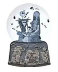 NBX BOLA DE NIVE LUMINOSA JACK Y SALLY CEMENTERIO                          