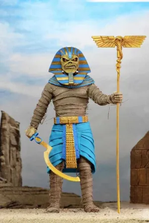 IRON MAIDEN FIGURA 20 CM FARAON EDDIE CLOTHED ACTION FIGURE                