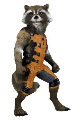 GUARDIANES DE LA GALAXIA REPLICA ESCALA 1:1 GOMAESPUMA ROCKET RACCOON      