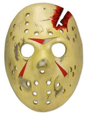 VIERNES 13 PARTE 4 REPLICA 1/1 MASCARA DE JASON                            