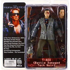 TERMINATOR FIG 18CM SERIE 2 - T800 BATTLE DAMAGED TECH NOIR                