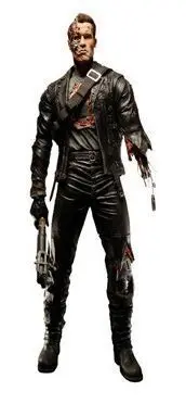 TERMINATOR 2 T-800 BATTLE DAMAGED FIGURA 30CM                              