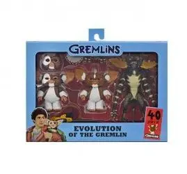 GREMLINS 40 ANIVERSARIO SET 3 FIGURAS EVOLUTION OF GREMLIN 18 CM