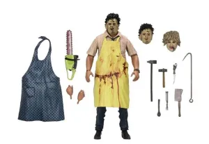 LA MATANZA DE TEXAS FIGURA ULTIMATE LEATHERFACE 50TH ANNIVERSARY SCALE ACTION 18 CM