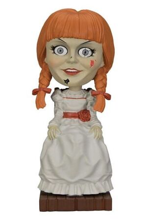 EL CONJURO HEAD KNOCHERS CABEZON ALDABA ESTATUA 20 CM ANNABELLE