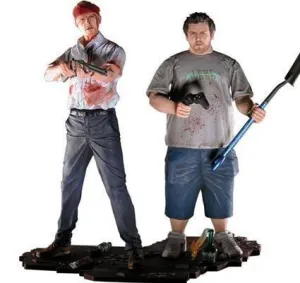 CULT CLASSICS SHAUN & ED FIG 18CM WINCHESTER 2 PACK                        
