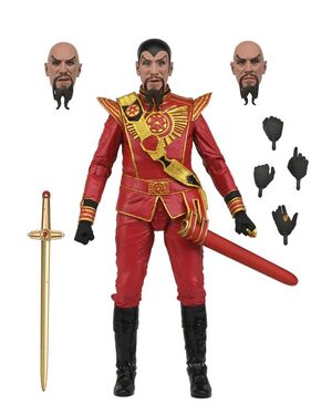 FLASH GORDON 1980 FIG ULTIMATE MING (RED MILITARY OUTFIT) 18 CM