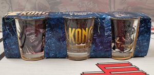 SALDO - KING KONG VASOS CHUPITO SET DE 3                                           