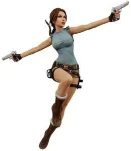 PLAYER SELECT SERIE 1 FIG 18CM - LARA CROFT 2 (POSE DINAMICA)              