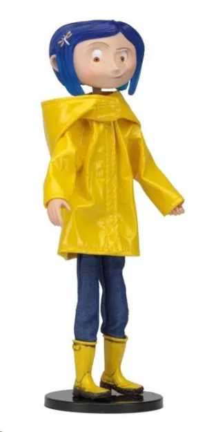 CORALINE FIGURA 18 CM CORALINE CHUBASQUERO Y BOTAS BENDY FASHION DOLL      