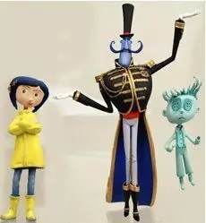 CORALINE SET 3 FIGURAS 8CM - CORALINE CHUBASQUERO                          