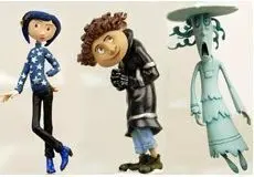 CORALINE SET 3 FIGURAS 8CM - CORALINE SUETER DE ESTRELLAS                  