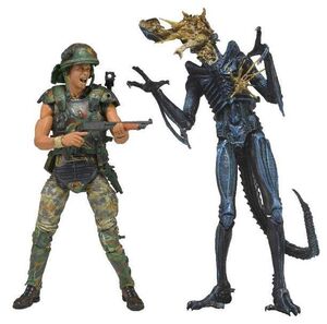 ALIENS EL REGRESO (6) HICKS VS BLUE WARRIOR PACK 2 FIGURAS 18 CM           
