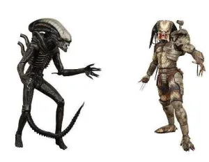 ALIEN VS PREDATOR SET 2 FIG 18CM ALIEN Y PREDATOR                          