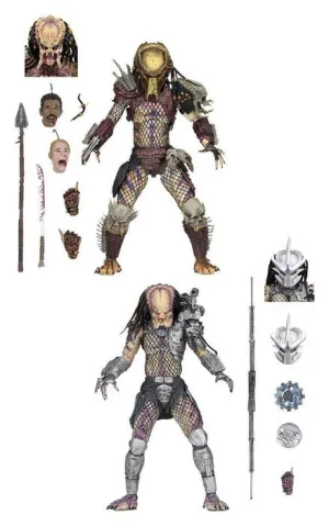 PREDATOR BAD BLOOD PACK 2 FIGURAS 20 CM ULTIMATE BAD BLOOD & ENFORCER      
