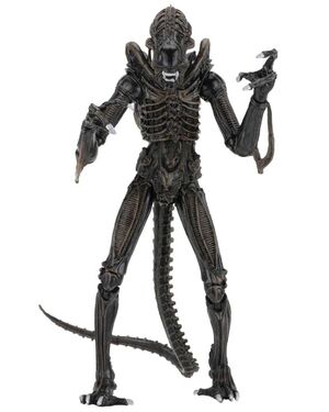 ALIEN FIGURA 23 CM ALIEN MARRON ULTIMATE ALIENS WARRIOR 1986               