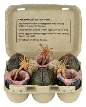 ALIENS PACK DE 6 ACCESORIOS CARTON OF ALIEN EGGS 40TH ANNIVERSARY