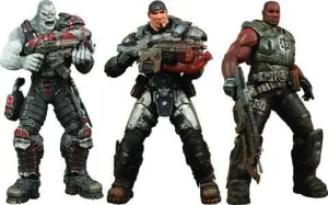 GEARS OF WAR FIG 18CM SERIE 1 PACK 3 FIGURAS                               