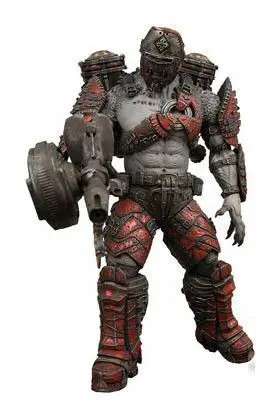 GEARS OF WAR FIG 18CM SERIE 4 - LOCUST GRENADIER FLAME                     