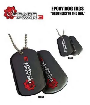 GEARS OF WAR 3 CHAPAS IDENTIFICACION CON CADENA BROTHERS TO THE END GEARS OF WAR 3 CHAPAS IDENTIFICACION CON CADENA BROTHERS TO THE END