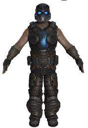 GEARS OF WAR 3 FIG 18CM SERIE 3 - COG SOLDIER                              