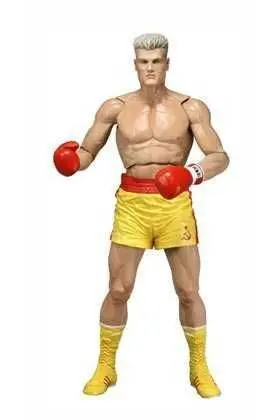 ROCKY IV FIGURA 18CM IVAN DRAGO PANTALON AMARILLO 40 ANIVERSARIO SERIE 2   
