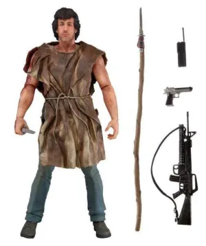 ACORRALADO FIGURA DELUXE JOHN RAMBO SURVIVAL VERSION 17CM                  
