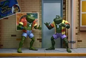 TEENAGE MUTANT NINJA TURTLES PACK 2 FIGURAS 18 CM RANAS NAPOLEON & ATILLA CARTOON