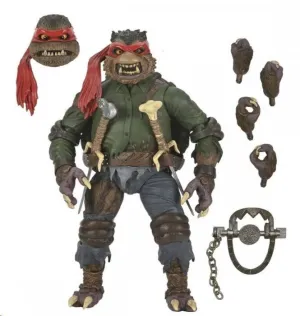 TORTUGAS NINJA TMNT FIGURA ULTIMATE RAPHAEL AS THE WOLFMAN SCALE ACTION 18 CM