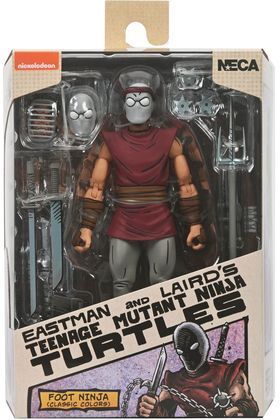 TORTUGAS NIJA FOOT NINJA CLASSIC COLORS SCALE ACTION FIG. 18 CM