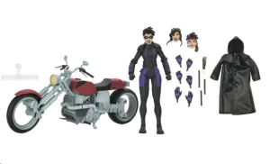 TORTUGAS NINJA EL ULTIMO RONIN THE LOST YEARS CASEY MARIE WITH LAST RONIN MOTORCYCLE SCALE ACTION FIGURA 18 CM