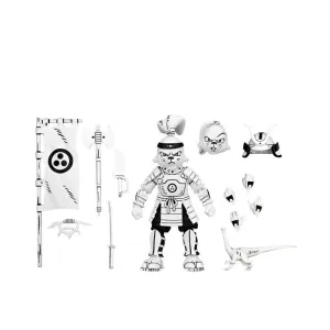 USAGI YOJIMBO BLACK & WHITE VER SAMURAI ADVENTURE SCALE ACTION FIGURA 18 CM