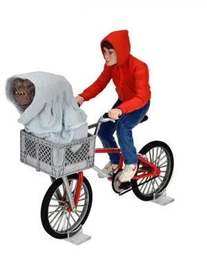 E.T. EL EXTRATERRESTRE 40 ANIVERSARIO FIG 13 CM ELLIOTT Y E.T. EN BICICLETA