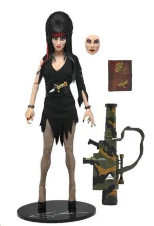 ELVIRA REINA DE LAS TINIEBLAS FIGURA CLOTHED ACTION COMANDO ELVIRA 20 CM