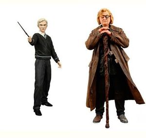 HARRY POTTER PRINCIPE MESTIZO FIG 18CM SERIE 1 - DRACO & OJO LOCO SET 2 FIG