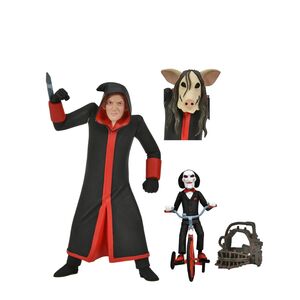 SAW COLECCTION TOONY TERRORS SCALE ACTION FIGURA SET 2 FIGURAS 15 CMJIGSAW KILLER & BILLY THE PUPPET