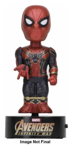 LOS VENGADORES INFINITY WAR FIGURA 16 CM SPIDERMAN MOVIBLE BODY KNOCKER    