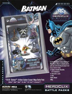 DC HEROCLIX: CLASSICS BATMAN - ARKHAM ASYLUM ESCAPE! MEGA PACK             