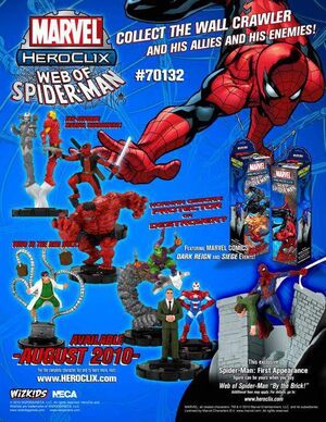 MARVEL HEROCLIX - WEB OF SPIDERMAN BOOSTER PACK                            