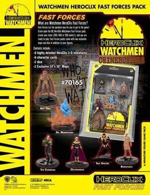 DC HEROCLIX: WATCHMEN CRIMEBUSTERS FAST FORCES 6-PACK                      