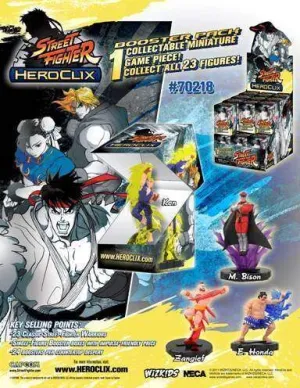 HEROCLIX - CAPCOM STREET FIGHTER BOOSTER 1 FIG                             